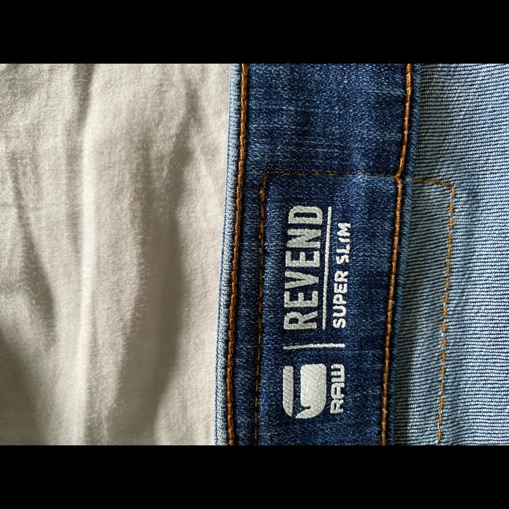 Blue g-star raw revend jeans
